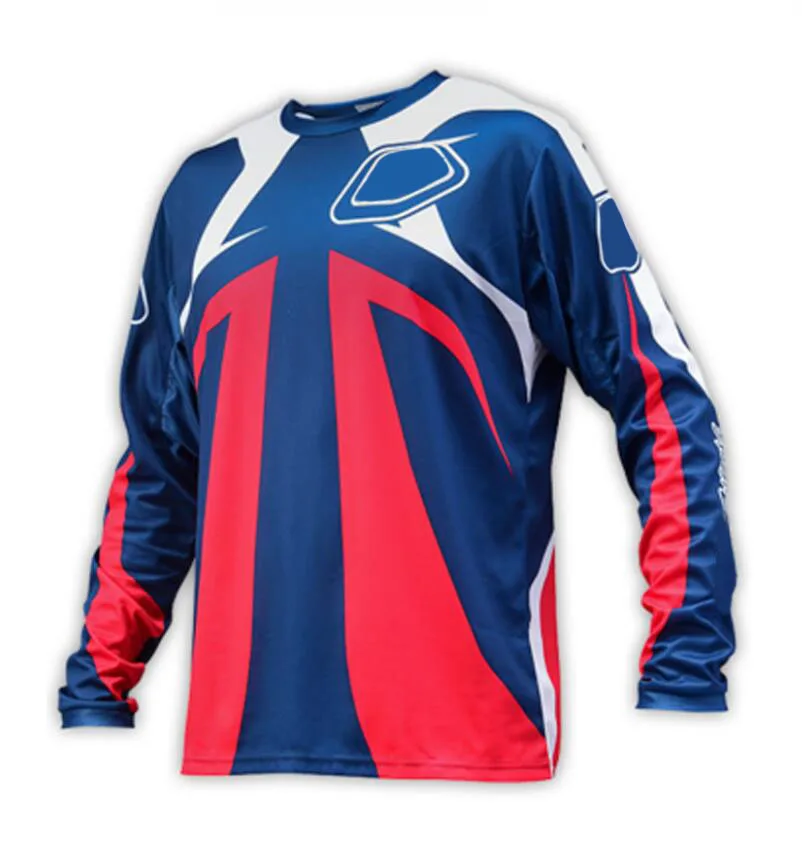 

Motorcycle racing suit with long sleeves, motocross quick-drying T-shirt, the same style is customized