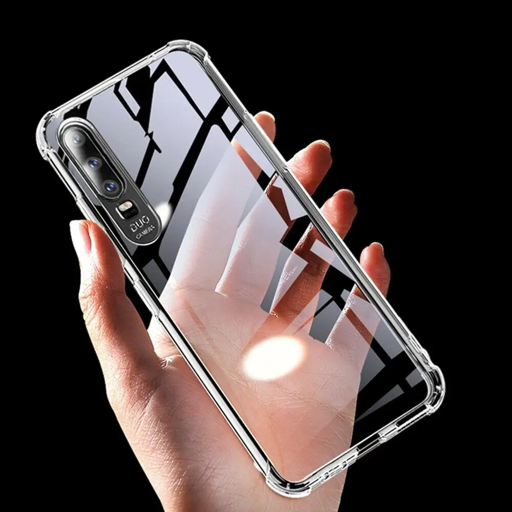 Гибридный Бампер прозрачный термополиуретан чехол для samsung Galaxy S10 5G A70 A50 A30 A20 ударопрочный воздушный прозрачный силиконовый чехол