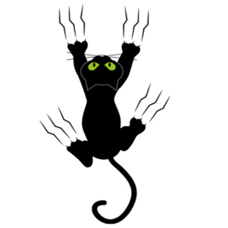 Waterproof Cat Pattern Car Sticker Funny Animal Vinyl Decal Roof Wall Window | Автомобили и мотоциклы