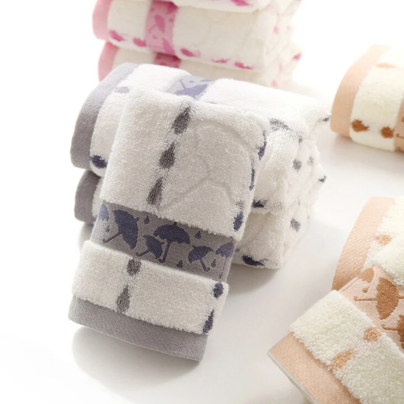 

35*75cm Cotton Towel Baby Towels Daily Use Face Bath Towels Hand Hair Beach Towel Wash Cloth for Kids Adult Bathroom Accessaries
