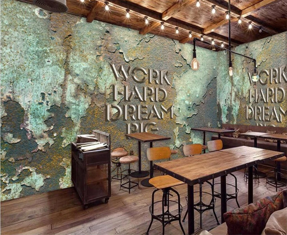 Обои на заказ в европейском и американском ретро стиле большие размеры виниловые