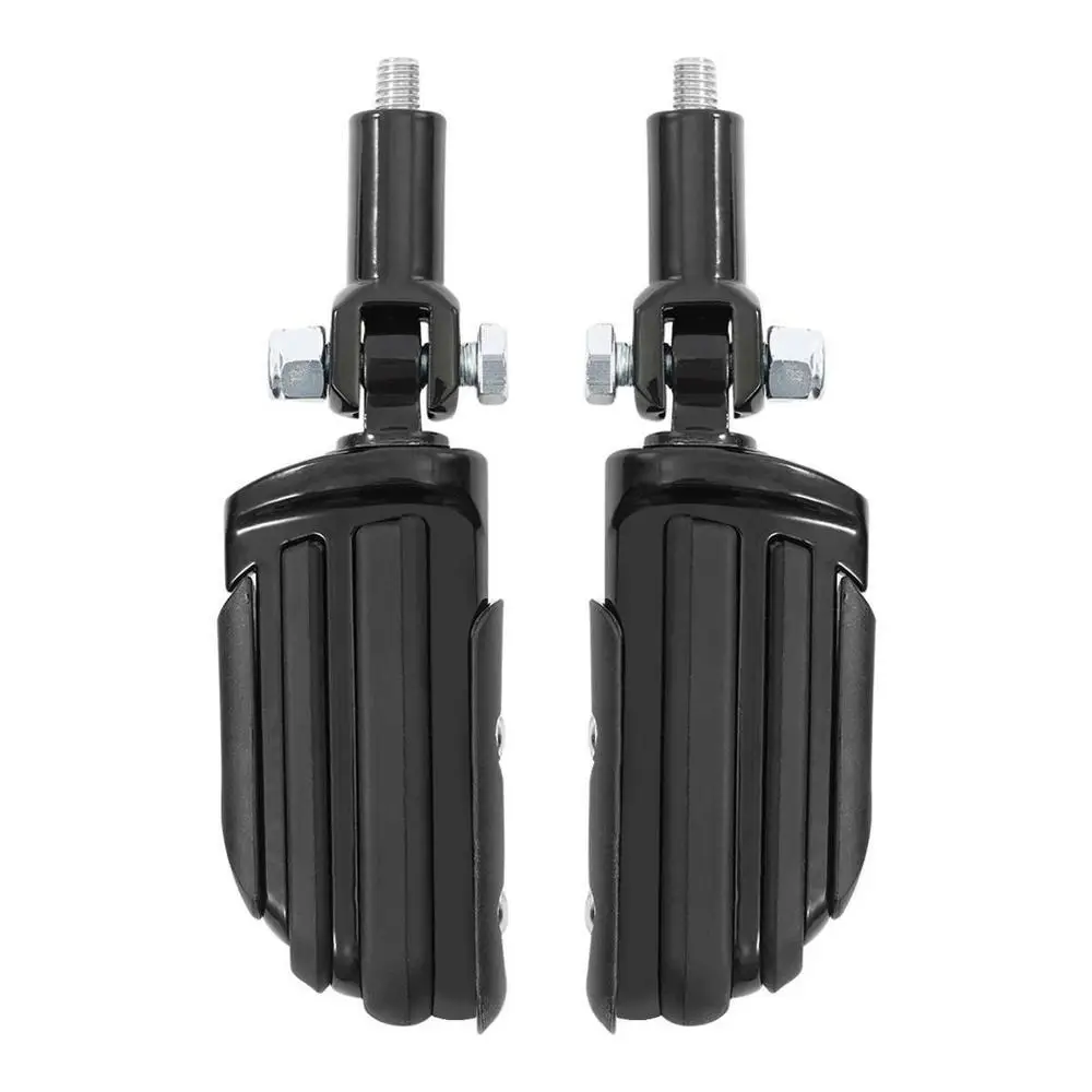 Мотоциклетный черный пассажирский подножек для ног Мужской опорный кронштейн