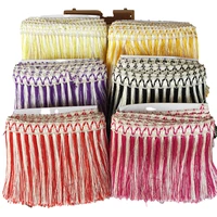 new 15cm long lace fringe trim tassel fringe trimming for diy latin dress stage clothes accessories 15cm wide lace ribbon tassel