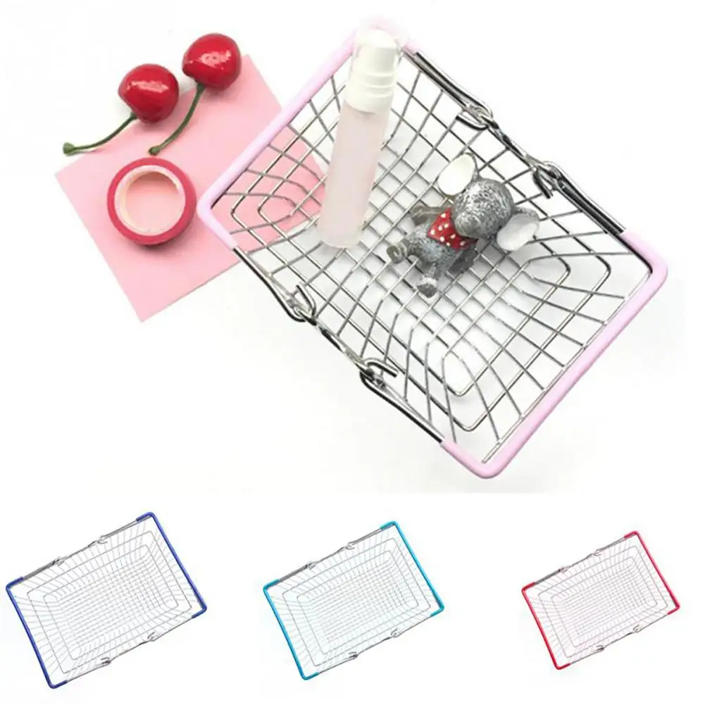 Учебный набор мини симулятор для супермаркета покупок ручной корзина ювелирных