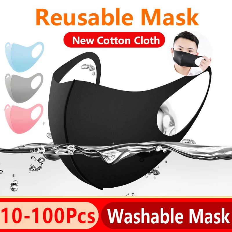 Маска многоразовая хлопковая дышащая PM25 10 / 20 шт. | Красота и здоровье