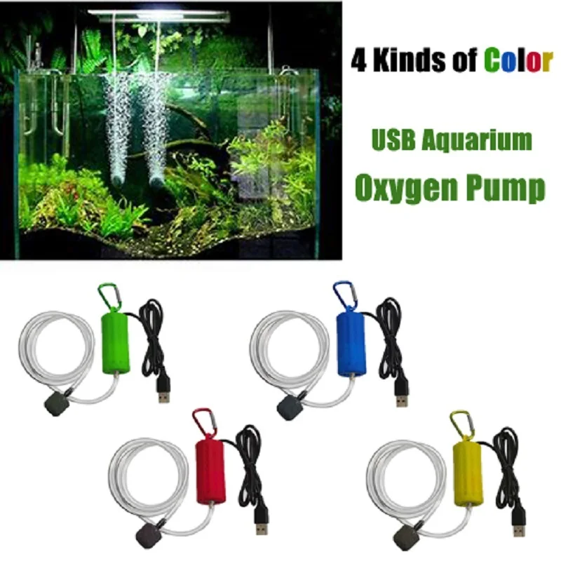 1 шт. аквариумный кислородный супер тихий воздушный насос USB высокая