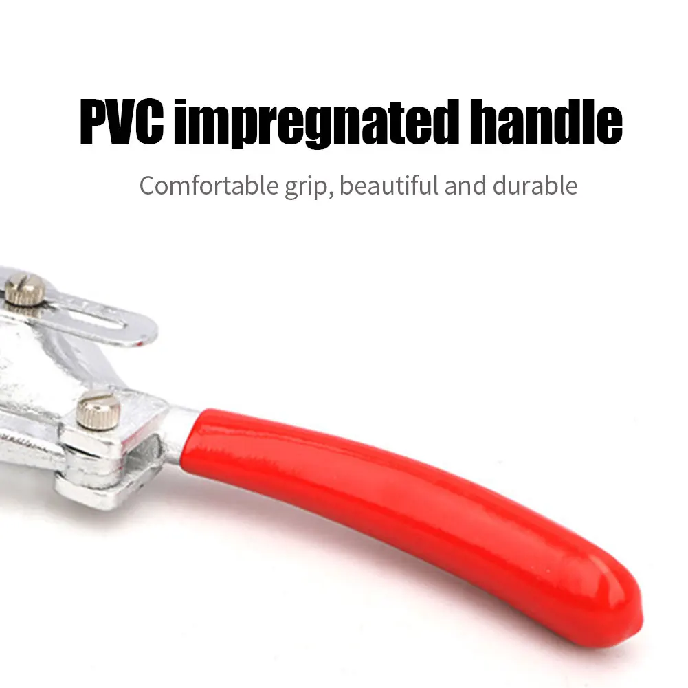 Pаспродажа Перфоратор для кожаных ремней, сверхмощный ручной инструмент, перфоратор из нержавеющей стали, пластины из железа и пластика, 16 шт., кожевен...