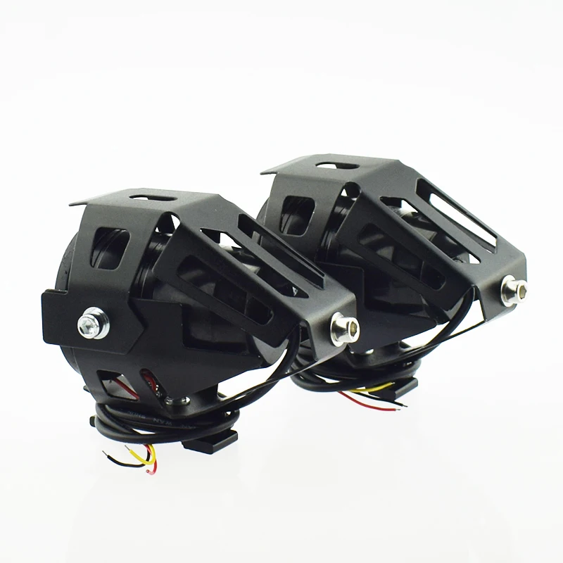 Светодиодные фары для мотоцикла U7 125 Вт работы на мотоцикле ангельские глазки