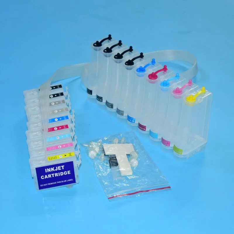 9 Color Bulk Ciss T157 T1571-T1579 for Epson Stylus photo R3000 Printer with ARC chip | Компьютеры и офис