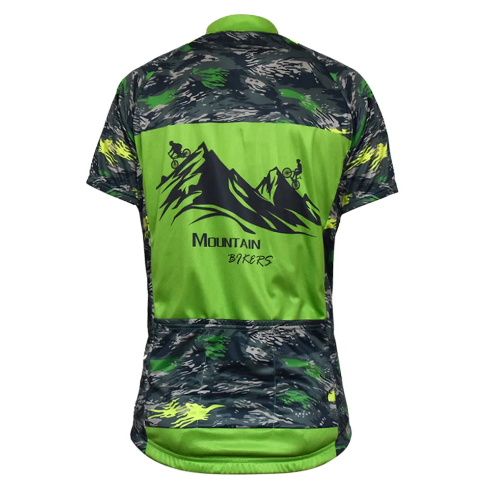 Джерси для велоспорта Мужская камуфляжная велосипедная майка дышащая футболка с