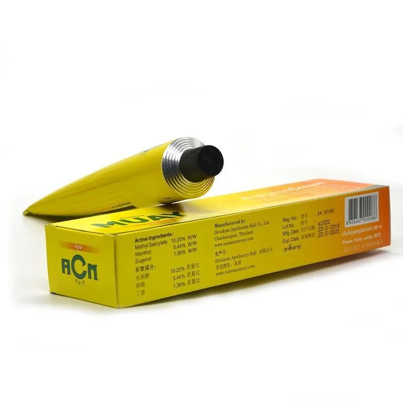 Тайский серебряный активная мазь для снятия болевых ощущений обезболивающий