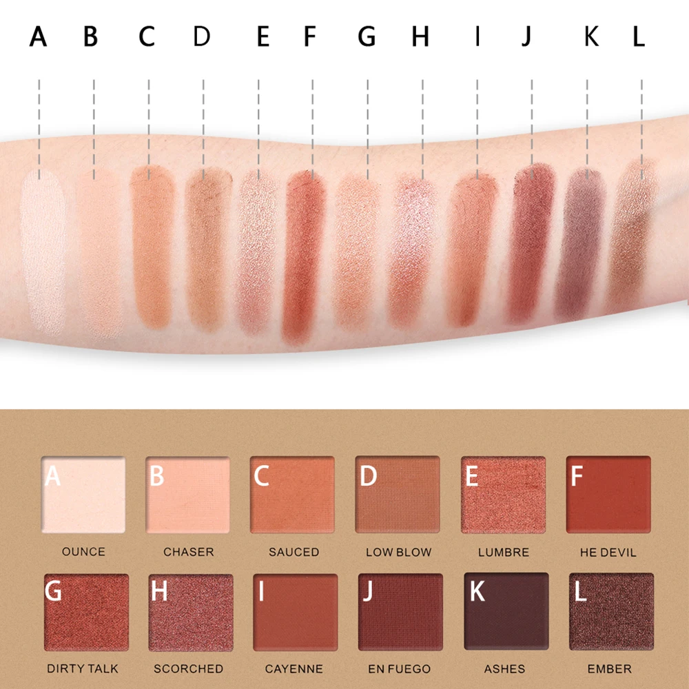 Siambird тени для макияжа Профессиональные Тени для век палитра блеск матовый персик тени для век Палитра мерцающий красный пигмент с блестками