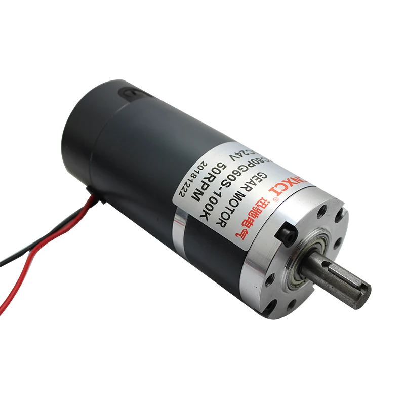 

60PG60S 60MM 60W Planetary Reducer Gear DC Motor Shaft Diameter 12MM Permanent Magnet DC 12V 24V High Torque Power Low Speed