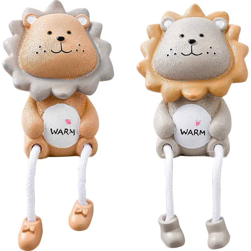 Скандинавский стиль каучуковая подвесная кукла в виде животного скульптура