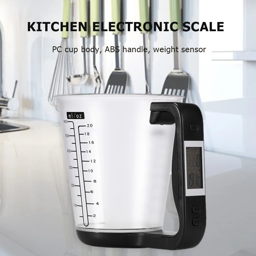 

Kitchen Scale LCD Electronic Scale Electronic Measuring Cup Kitchen Scales Digital Temperature Measurement Cups