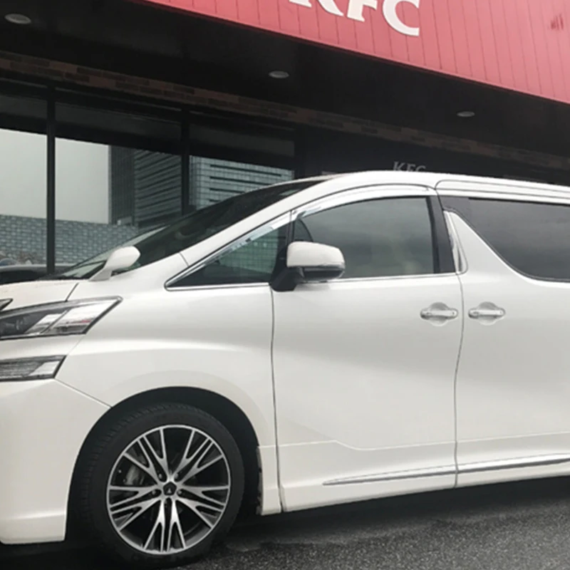 4 шт. защитный козырек от солнца и дождя для Toyota Alphard Vellfire 2015 2019 год|Навесы укрытия|