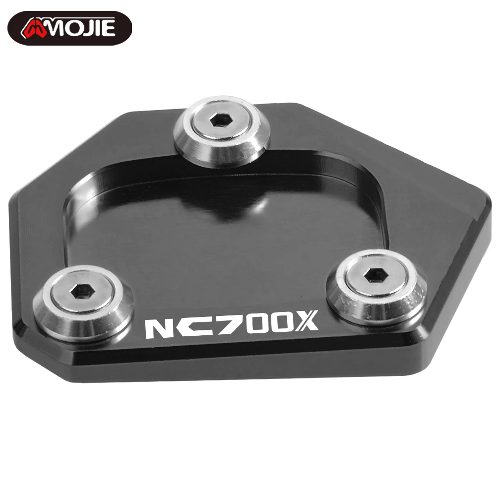 

Aluminum Motorcycle Side Stand Enlarger Kickstand Enlarge Plate Pad Accessories For Honda NC700 X NC700X NC 700 X 2012 2013 2014