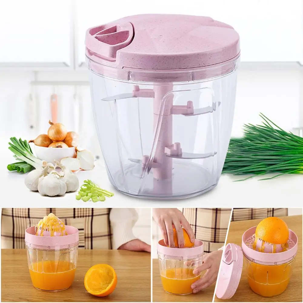 Кухонный ручной измельчитель для фруктов и овощей еды луковых орехов