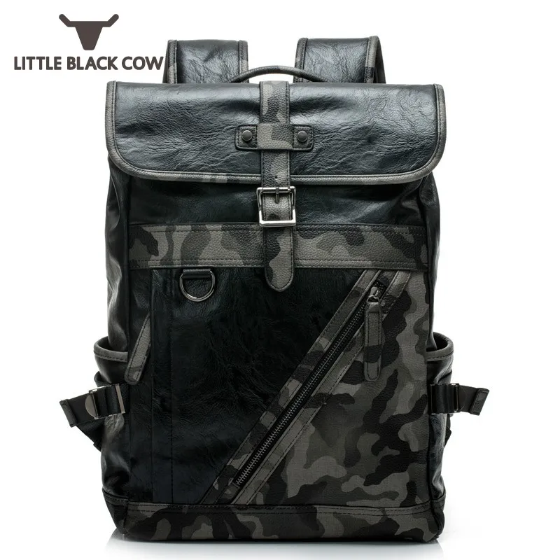 

Mens Casual Backpacks Fashion Multifunctional Large Capacity 16 Inch Laptop Bag British Style Camouflage Travel Backpack Male