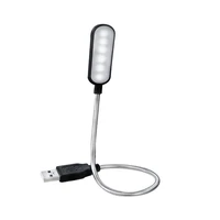 mini 4 led book lamp portable usb reading night lamp whitewarm color table desk lamp for laptop power bank notebook pc computer