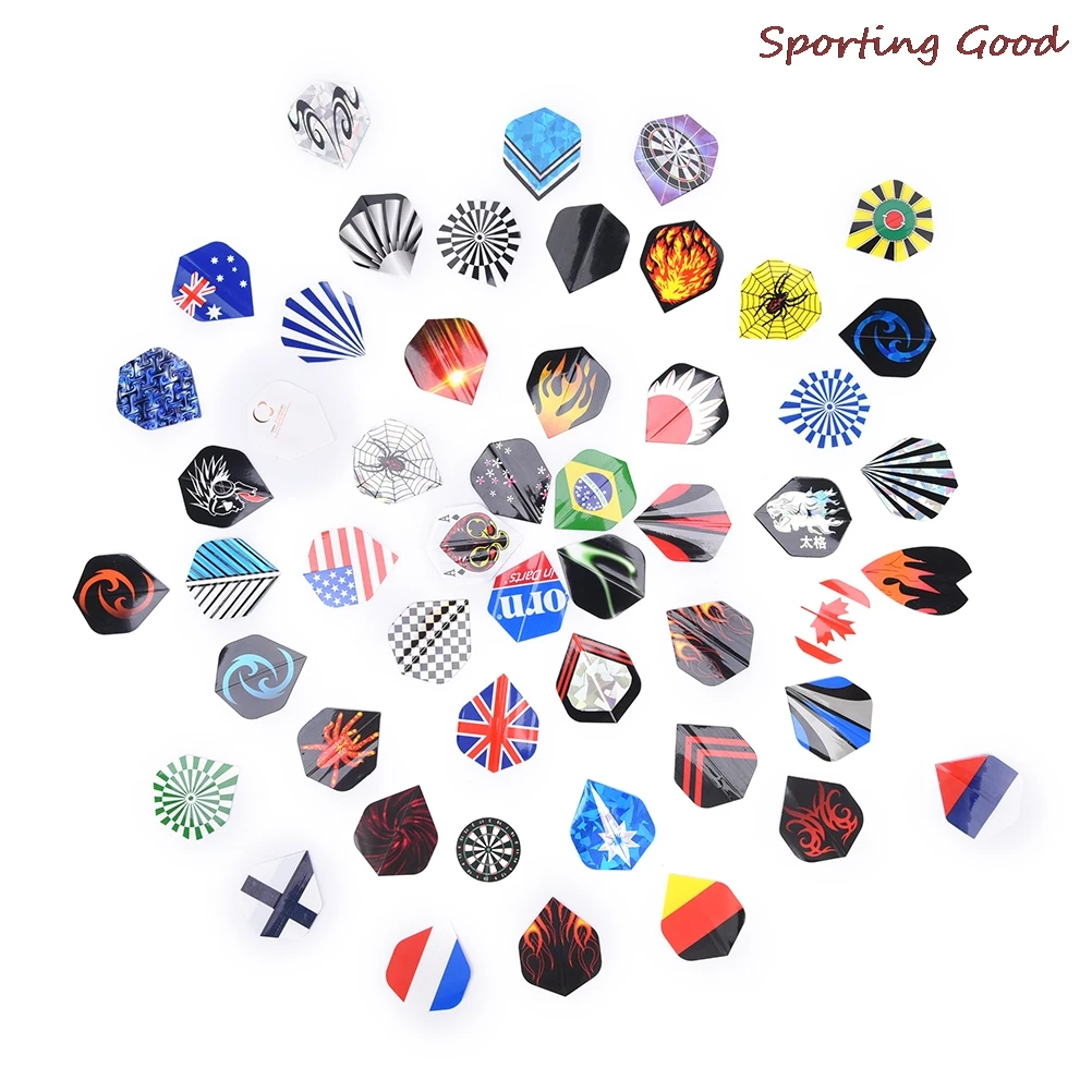 

150Pcs Dart Flights In 50 Kinds Of Patterns RARE Darts Fin Feather Accessories Super Value Flights Wholesale