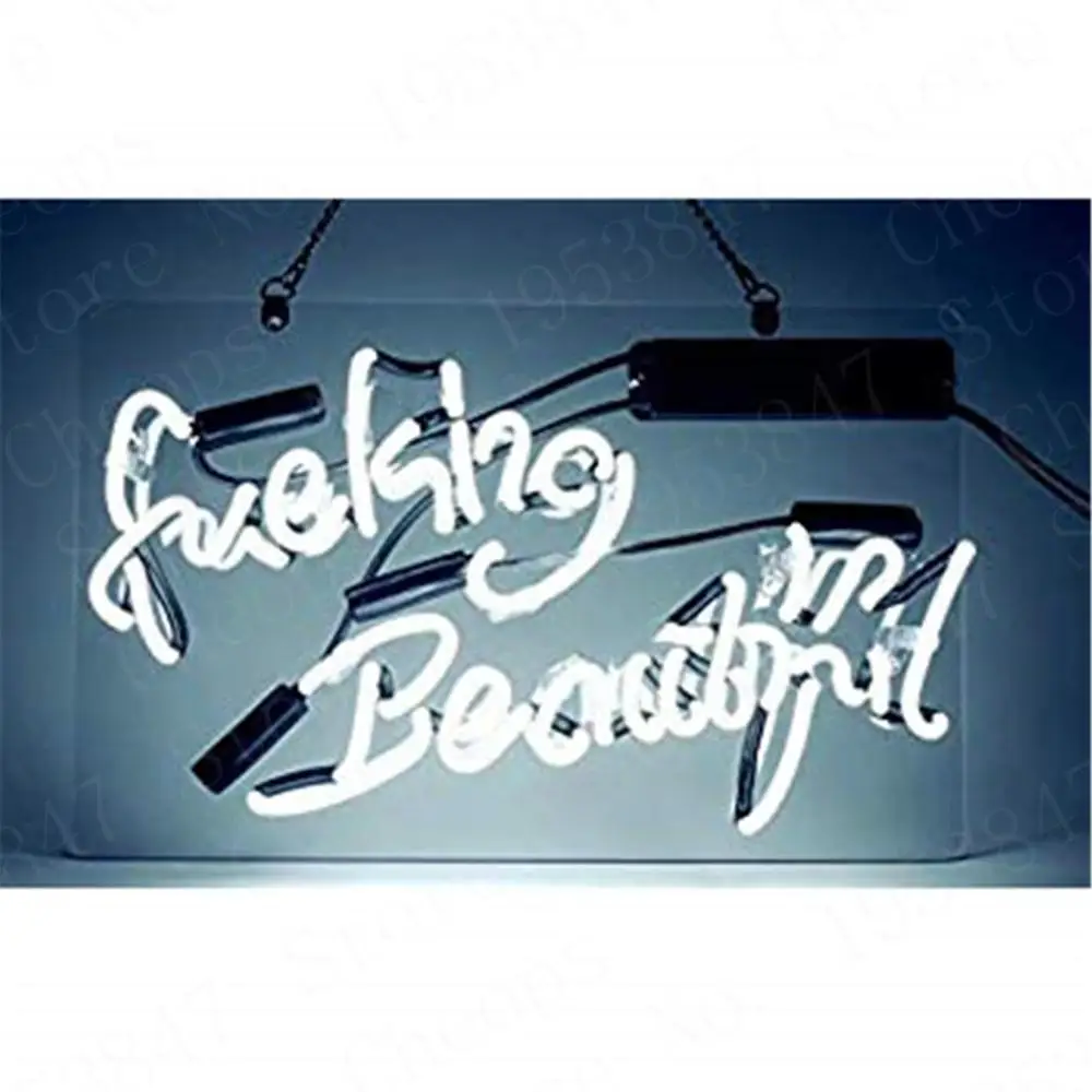 Fvck красивый подарок неоновые вывески Настоящая стеклянная трубка Пивной бар Паб