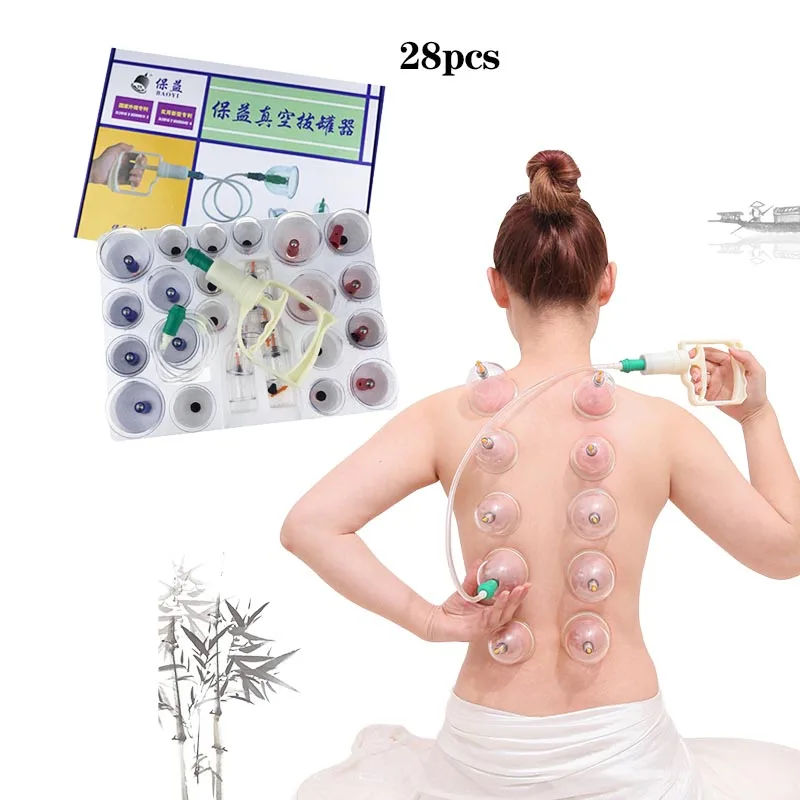 Набор медицинских банок для вакуумного массажа вакуумные банки расслабления и