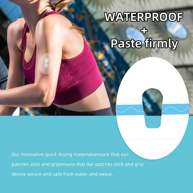 

10pcs Transparent Waterproof Adhesive Patches Shower Waterproof Patch For Dexcom G6 Overpatch Transparent Stickers