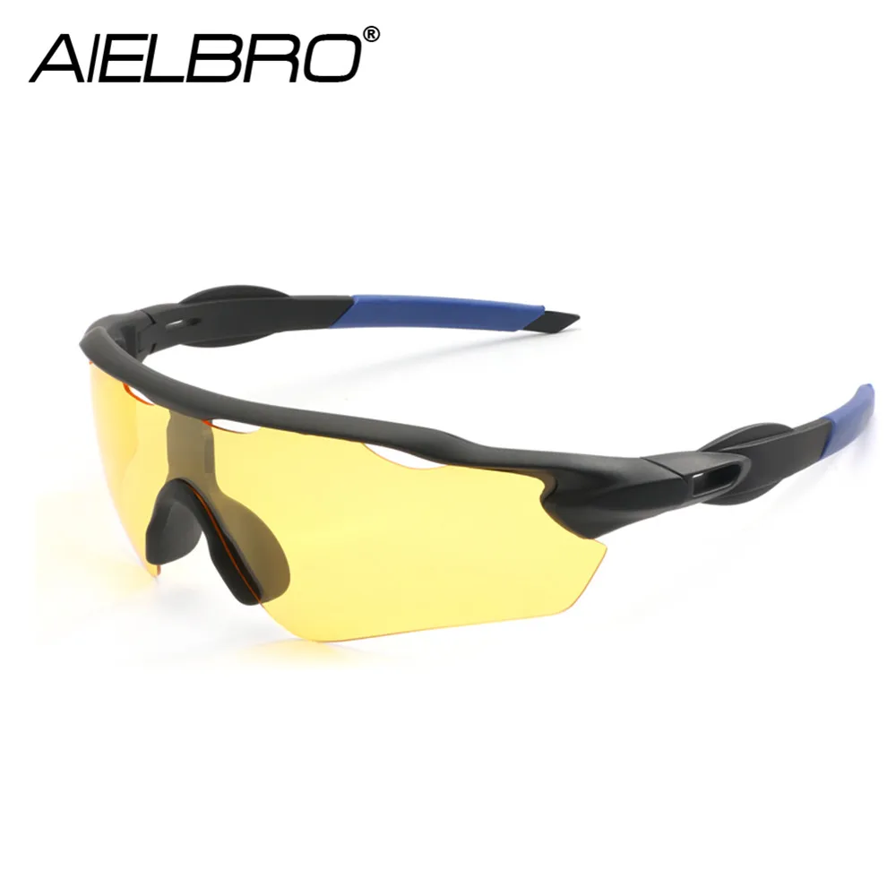 AIELBRO поляризованные солнцезащитные очки для велоспорта спорта на открытом