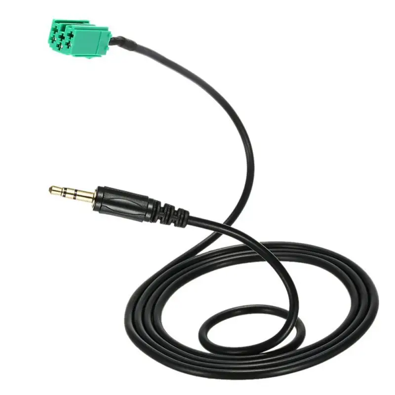 Car Aux Stereo Audio Line Input Adapter Cable 3.5mm For IPhone IPod MP3 Ford Focus Mk2 Bmw E60 Peugeot 407 | Автомобили и