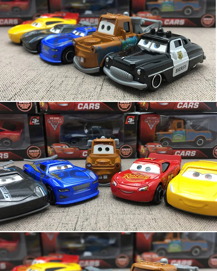 Дисней Pixar тачки 3 фигурка игрушка Джексон шторм Круз матер металлические фигурки из сплава металла Модель автомобиля игрушки Детские Мальчики Рождественский подарок на день рождения