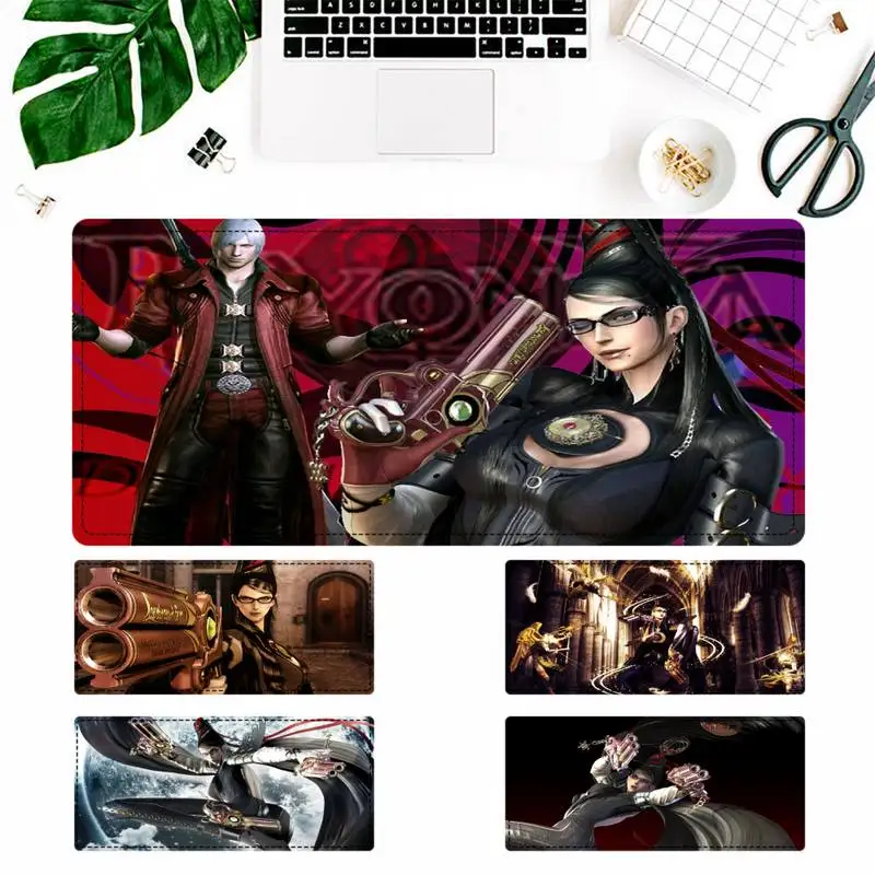 

30x80cm Bayonetta Mouse Pad PC Laptop Gamer Mousepad Anime Antislip Mat Keyboard Desk Mat For Overwatch/CS GO