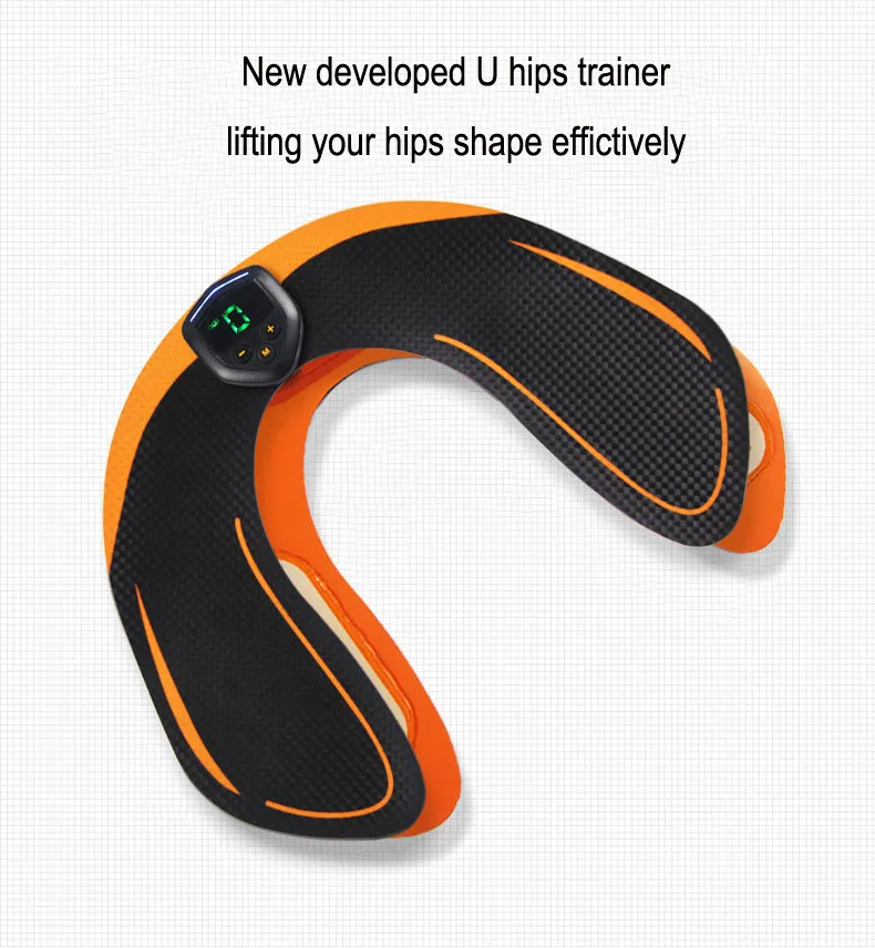 EMS тренажер для бедер стимулятор мышц Электрический массажер тела беспроводной