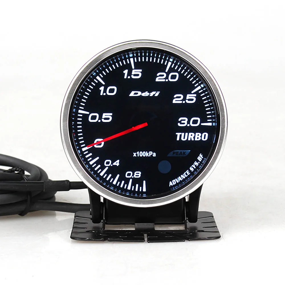 Defi Advance CR BF 2,5 дюймов 60 мм 7 цветов 0-3,0 Бар Boost Turbo Gauge 3 бар автоматический датчик с высококачественным электронным датчиком