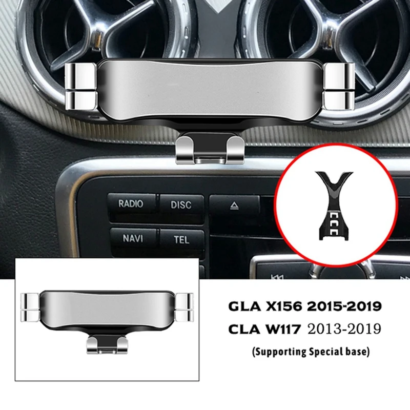 

NEW-Car Mobile Phone Holder Air Outlet Mobile Phone Navigation Holder for Mercedes-Benz GLA CLA X156 W117 2013-2019