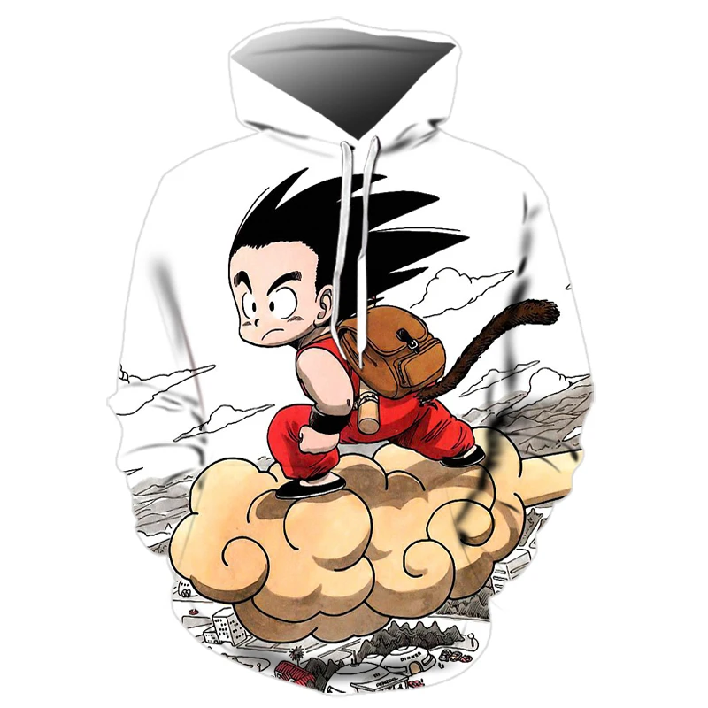 Аниме Dragon Ball Z карман супер толстовка мужская 3D толстовки Супер Саян Гоку верхняя одежда с рисунком для подростков мужчин/wo мужчин мультфильм толстовка