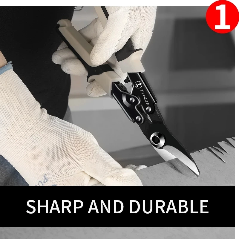 Зеленые оловянные листовые металлические ножницы Snip авиационные твердость