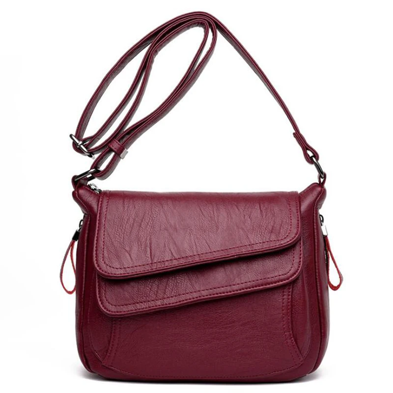 

New Fashion Women's Shoulder Messenger Sall Square Bag PU Leather Luxury Handbags Female Messenger Mother Bags Mochila Feminina