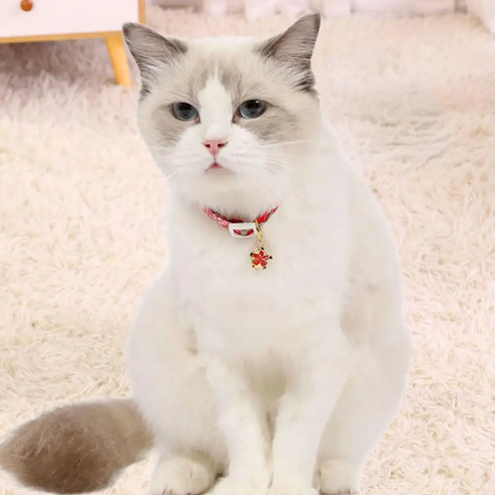 

Puppy Collars Soft Cat Accessories Multicolor Adjustable Marguerite Flower Cat Collar for Pet