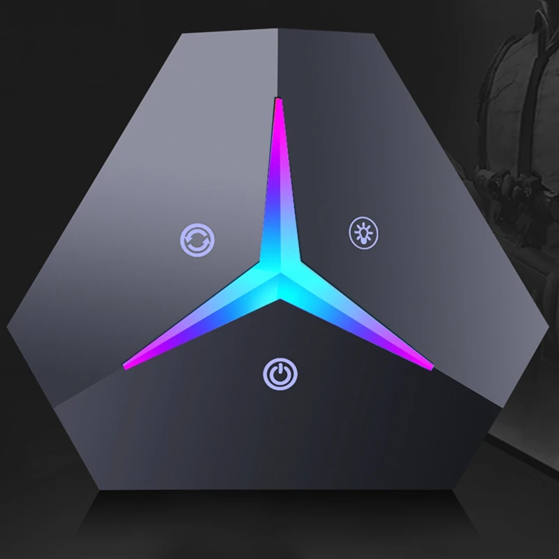 Переключатель для компьютера кнопка питания RGB + перезапуска с подсветкой