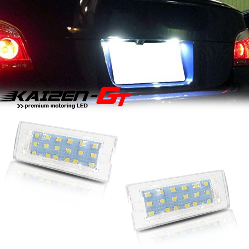 

Высокомощные безошибочные ксеноновые белые 18-SMD светодиодные фонари номерного знака автомобиля для 2004-2009 BMW E83 X3, для 2001-2006 E53 X5 12V