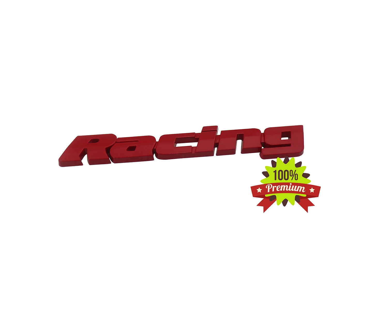 Красный гоночный выпуск для автомобиля крыло багажник палуба Крышка эмблема