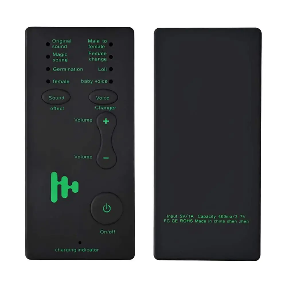 Мини Портативный голосовой модулятор с регулируемыми голосовыми функциями
