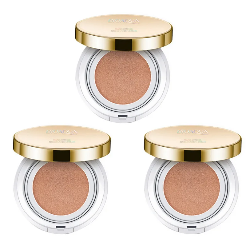 BIOAQUA Air Cushion BB Cream Brighten Concealer Moisturizer Foundation Face Whitening Makeup Facial Base Perfect Cover Cosmetics |