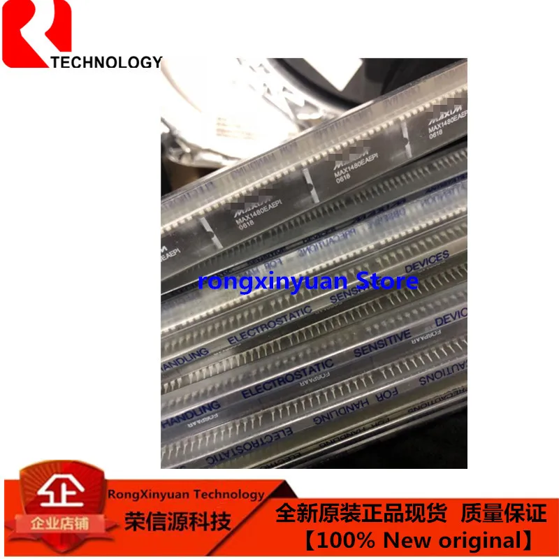 2 шт./лот MAX1480EAEPI + MAX1480EAEPI DIP28 MAX1480 ± 15 кВ, защищенная от электростатического разряда, Изолированная железная кожа, новинка 100%, оригинал