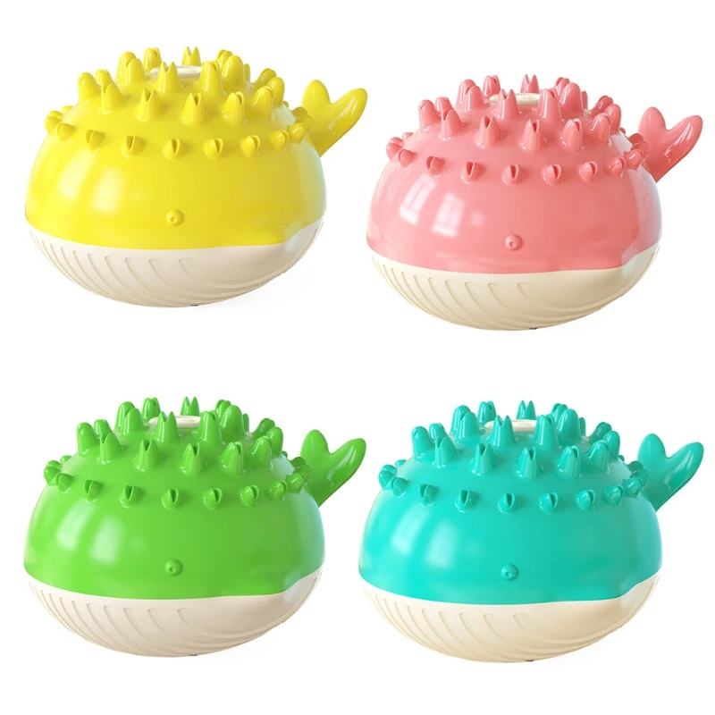 

Puppy Molar Ball Pet Water Toy Supplies Puppy Multifuction Spray Water Toy Teeth Grinding Floating Ball Multicolor Toy L69B