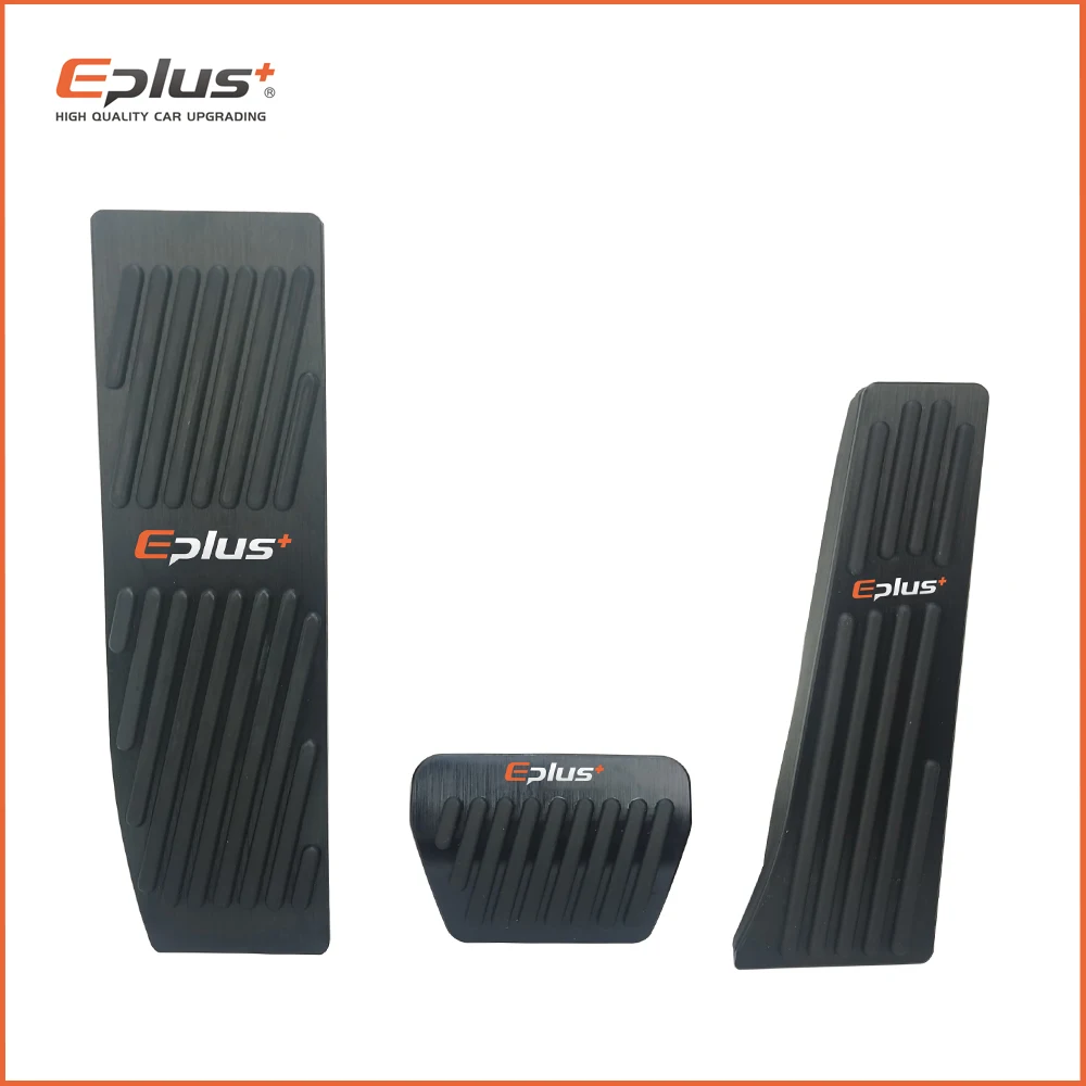 EPLUS Car Brake Pedal Interior Parts Throttle Pedal Pads Aluminum Original Position For BMW M E46 E60 E90 E91 E92 E93 E87 E88