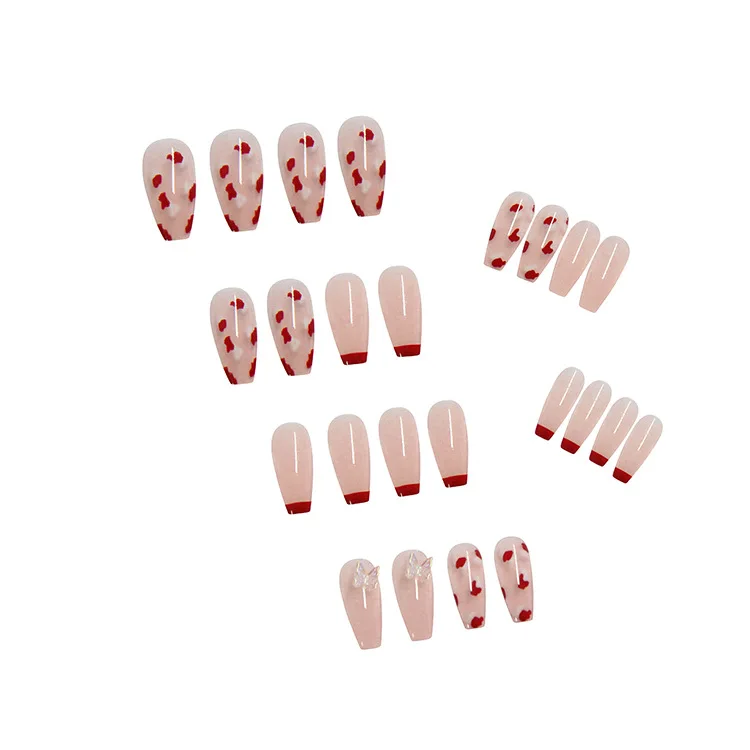 24 шт. балетное Бабочка Одежда с длинным рукавом Из модного маникюра маникюрный