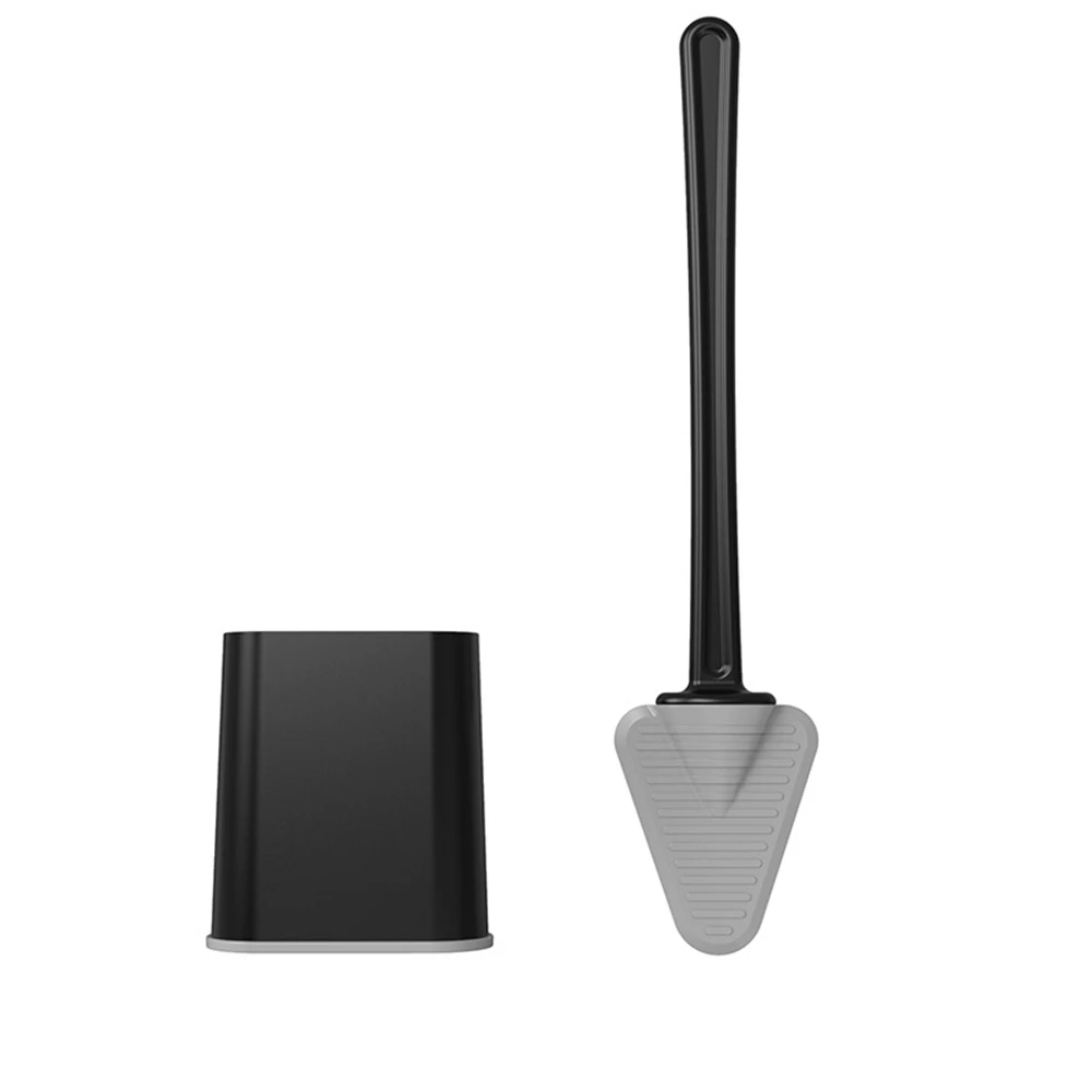 

Щетка для унитаза, силиконовая, вращающаяся, гибкая, с держателем