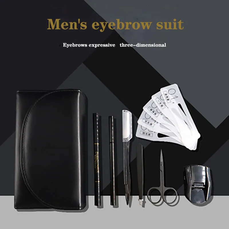 

7pcs/set Beauty Tool Man Makeups Multifunction Combing Stainless Steel Eyebrow Suit Acne Needle Dermaplaning Tool